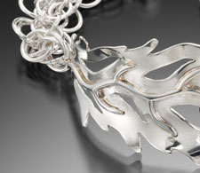 Open Leaf ID Bracelet