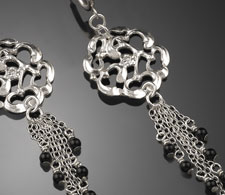 Open Art Nouveau Earrings
